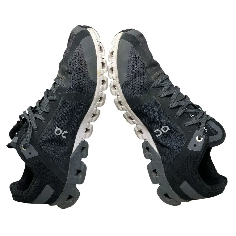 On Running Sneakers Mens 8.5 Cloudflow Black Asphalt Helion Athletic‎ 35.99238
